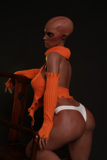 153cm Full Silicone Sex Doll for man Partners in crime Elf Alien #62