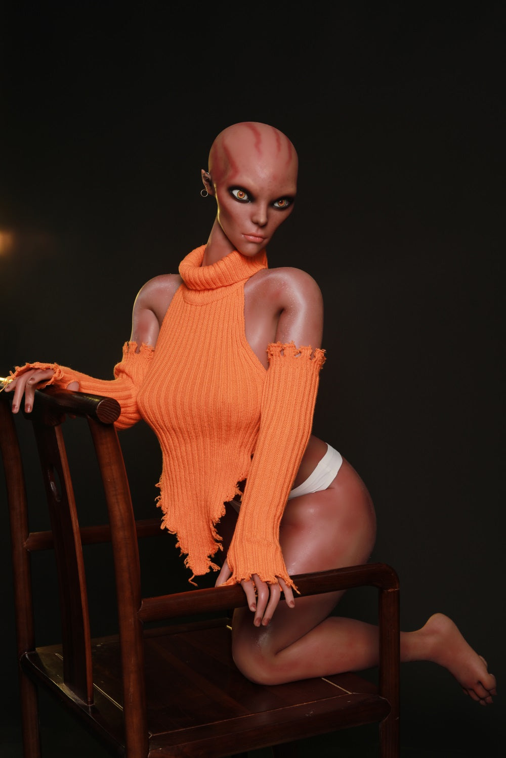 153cm Full Silicone Sex Doll for man Partners in crime Elf Alien #62