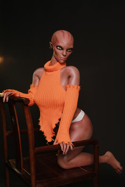 153cm Full Silicone Sex Doll for man Partners in crime Elf Alien #62