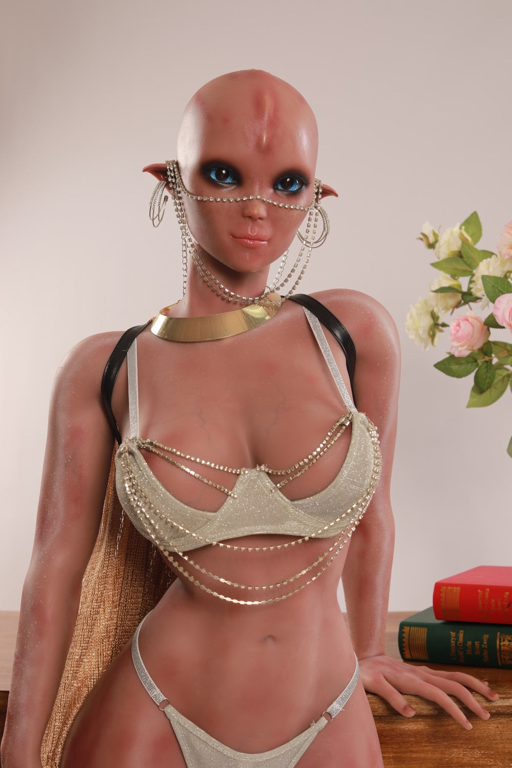 153cm Sex Doll Full Silicone Elf Alien Girlfriend #64